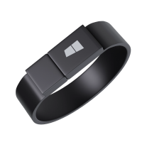 Флешка/ USB накопитель  - браслет 8GB 2.0 More Choice MF8arm (Black) 5303