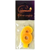 Свечи д/торта Цифры 6  CHAMELEON C01-06