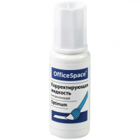 Корректирующая жидкость OfficeSpace "Optimum", 15мл, с кистью Cvr_24776