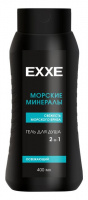 EXXE Гель для душа мужской BREEZE 2 в1 "Морские минералы" 400 мл
