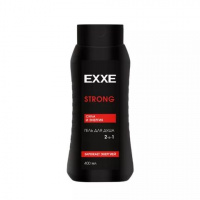 EXXE Гель д/душа Мужской 2в1 STRONG Сила и Энергия 400 мл + 