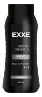 EXXE Гель для душа мужской SILVER 2 в1 "Экстрасвежесть" 400 мл