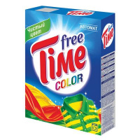 Free Time Стиральный порошок автомат color 350 г