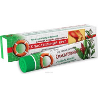 062/ Крем-бальзам для колен с имбирем и корицей 50 г т.м.Спасательный круг   /12.24
