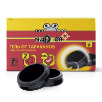 NADZOR Гель от тараканов в ловушке, 6 шт. 1480+