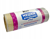  Домашний Сундук мешки д/мусора  40л 10шт, рул 35мкм для Прямоугольных ведер, с завязками ПВД ДС-408