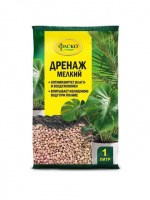 Дренаж керамзитовый мелкий, 1 л, Фаско, Цветочный