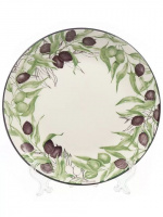 Тарелка десертная, фарфор, 20 см, круглая, Оливки, МФК, MFK07999/MFK20501
