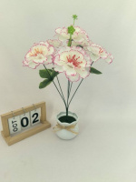 Букет Клематис 6 цветков 45 см Y06-952