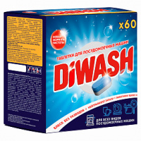 DiWash Таблетки для посудомоечных машин 60 шт 