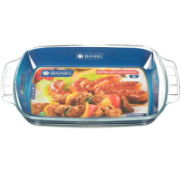 Форма для запекания стеклянная прямоуг 2,0л 34,5*20*5,1см с ручками DANIKS, DNX-20R/ 258477  /4323