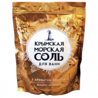 Соль для ванн  Селена Крымская морская соль 1100г Ваниль  КС-95
