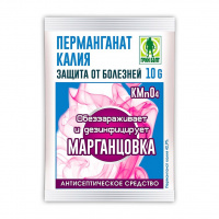 ПЕРМАНГАНАТ калия 10гр  Средство д/растений, порошок антиспептик в/пак Грин Бэлт 01-562 /8345 