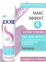 EXXE Лак для волос EXTRA STRONG экстрасильная фиксация, 300 мл