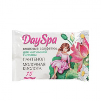 Влажные салфетки  15шт Day Spa Интим. гигиена