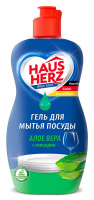 Haus Herz Гель для мытья посуды "Глицерин + Алоэ вера" 450 мл 