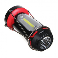 Фонарь светильник, 1 LED, 3 COB, 800мАч, USB, 15х8.5х8.5см, 6 режимов, пластик