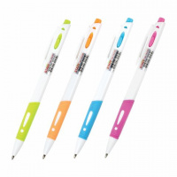 Ручка шариковая АВТОМАТ синяя, 0,7мм, STAFF College BP-16 White,  ассорти, 0,35 мм, 143749
