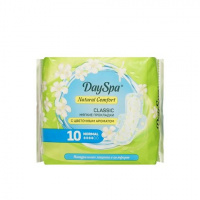 Day Spa Прокладки Natural Comfort Normal "Цветочный аромат" (4 капли) 10 шт