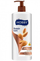 Hobby Шампунь для волос Protein care "С экстрактом миндаля" 1000 мл  