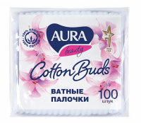 AURA Ватные палочки 100 шт     