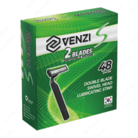 Одноразовые бритвенные станки Venzi S2 мужские *12 /0456 АКЦИЯ!!