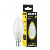 Лампа светодиодная Е27 C37/7W/2700-3000K СТАРТ свеча ТЕПЛЫЙ 2845