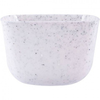 Салатник пл 0,5л квадратный Granite белый 39503 /Полимербыт