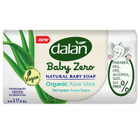 ТМ Далан Baby Zero 90г мыло детское Алое вера/48