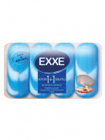 EXXE Мыло 1+1 "Морской жемчуг" 4шт*75г (СИНЕЕ) ЭКОПАК