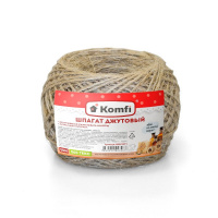 ШПАГАТ джутовый  50м, 560 текс, бурый, Komfi/HRH50T1 