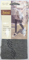 Колготки подростковые д/дев. Зувей 3488 с узорами, шерсть 80% р. 128-140 РАСПРОДАЖА !!!