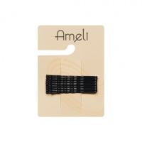 Ameli д/вол..невидимки чёрный 4,7см 10шт 821246С