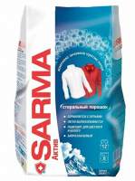 SARMA Стиральный порошок "Горная свежесть" для всех типов стирки с антибактериальным эффектом, 800 г