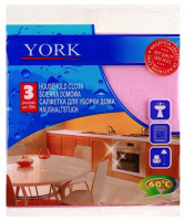 YORK Салфетка для мебели вискозная 3 шт