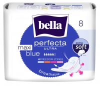БЕЛЛА  Perfecta Maxi blue ultra софт 8шт/