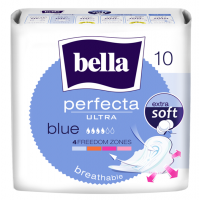 БЕЛЛА  Perfecta blue софт 10шт/голуб.