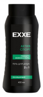 EXXE Гель для душа мужской ACTIVE 2 в1 "Тонизирующий" 400 мл 