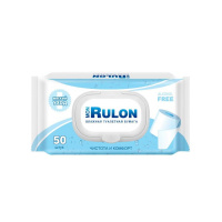 Влажная туалетная бумага 50шт MON RULON с клапаном