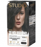 Studio Prof Стойкая краска для волос Чёрный 1,0 