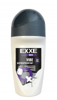 EXXE Дезодорант Мужской антиперспирант VIBE, 50 мл (ролик)