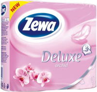 БУМАГА туал. Зева Deluxe Орхидея 3сл.4шт