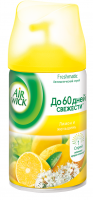 Air Wick (ЭЙРВИК) Освежитель воздуха сменный баллон "Лимон и женьшень" 250 мл