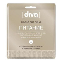 DIVA Маска тканевая для лица на тканевой основе "Питание" 1 шт