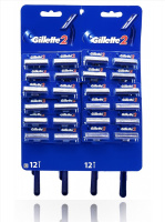 Станки однор. Gillette 2 на КАРТЕ*12    