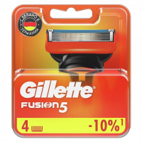 Gillette Сменные кассеты FUSION 5 лезвий 4 шт  