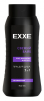 EXXE Гель для душа мужской VIBE 2 в1 заряд свежести "Увлажняющий" 400 мл