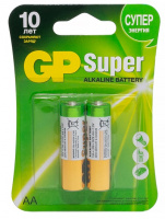 Батарейка  GP  Super Alkaline LR6/AA/палец-2BL   (цена за блистер)   0027 
