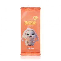 Влажные салфетки  8шт Delicare mini Зайка универсальные 