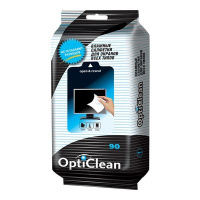 Влажные салфетки чистящие OPTICLEAN для Экранов всех типов 90 шт